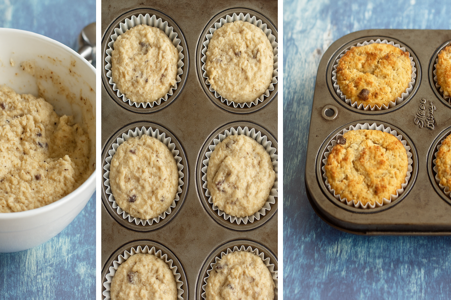 cottage-cheese-keto-chocolate-chip-muffins-batter Batter for cottage cheese keto chocolate chip muffins