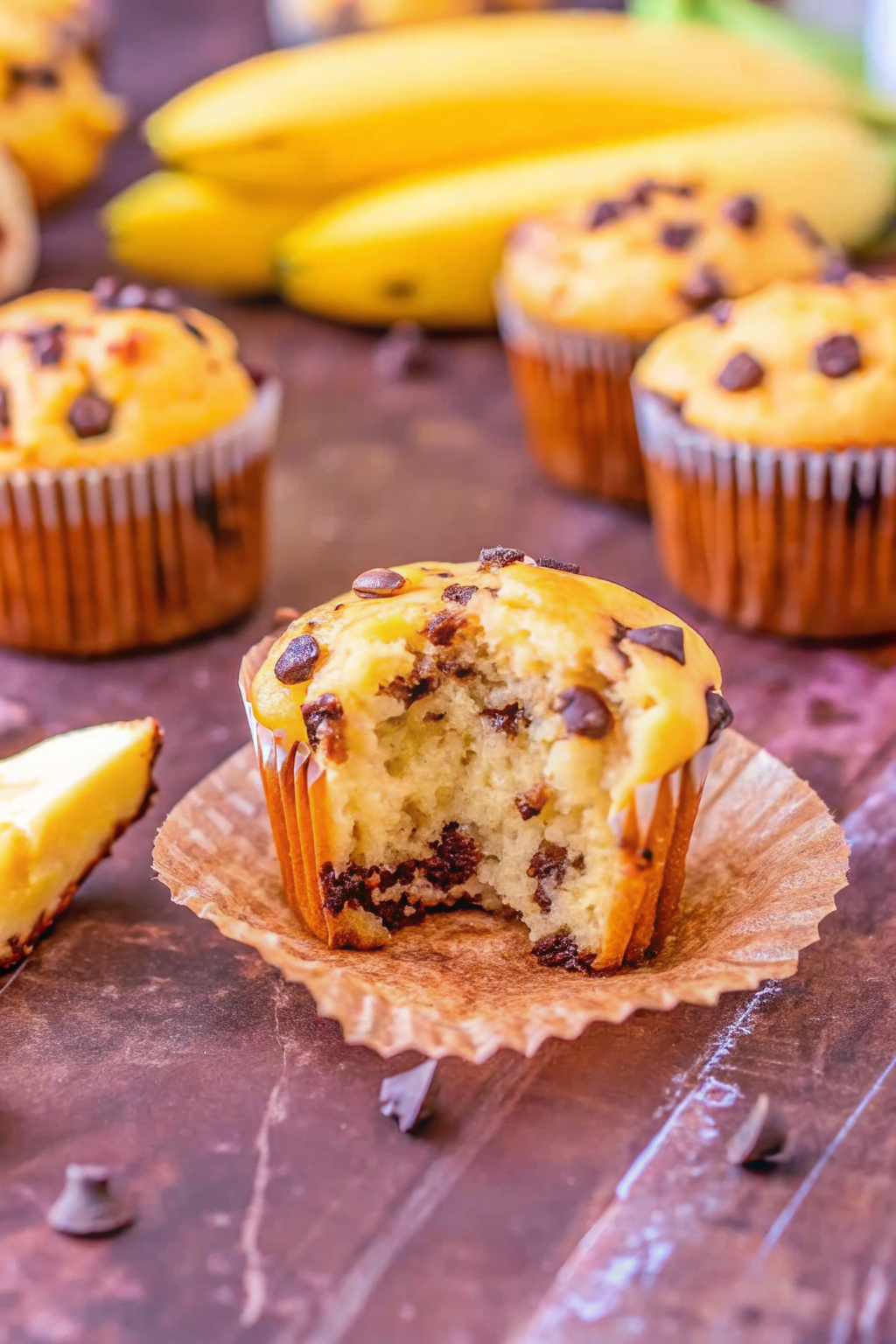 banana chocolate chip cottage cheese muffin s