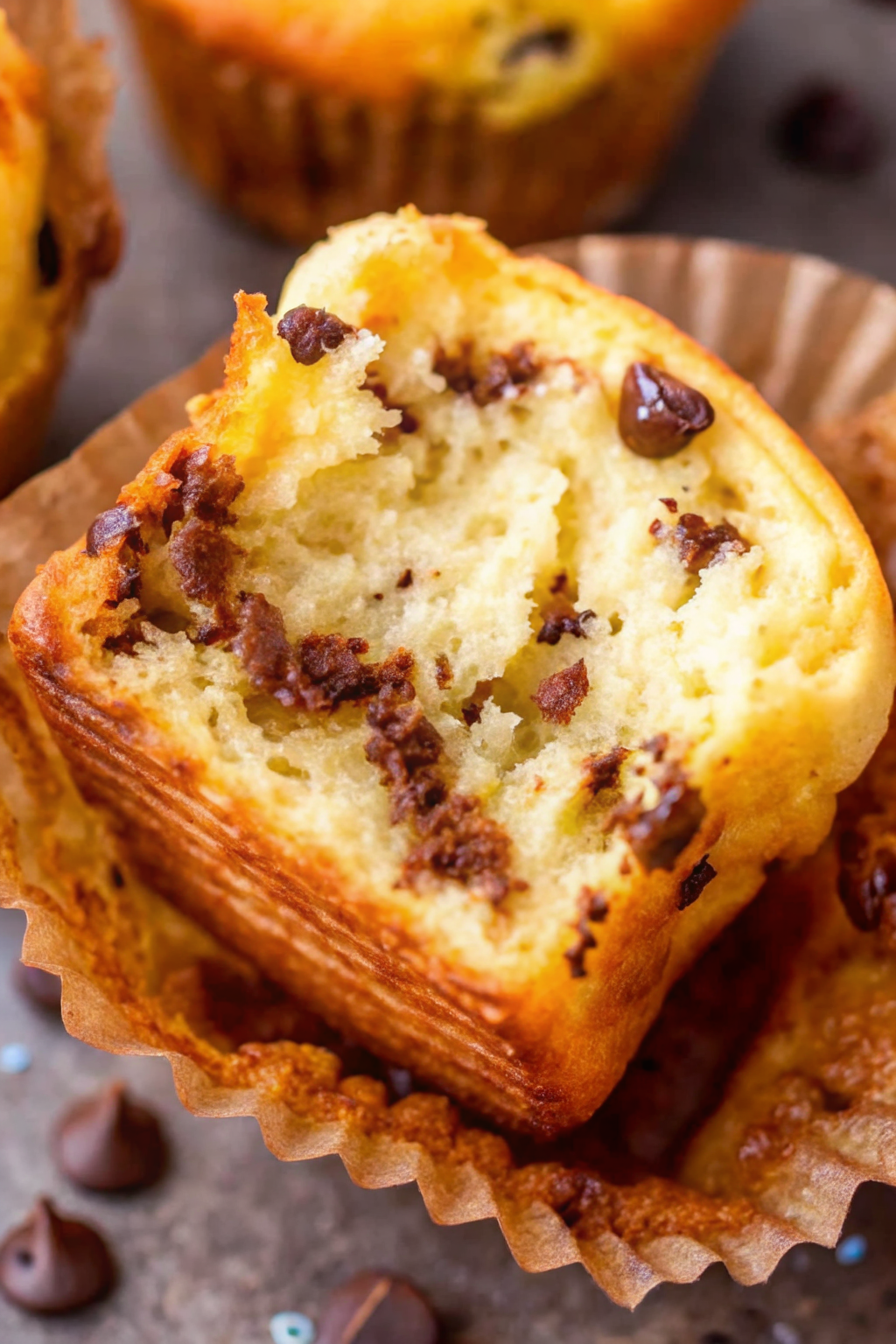 banana-chocolate-chip-cottage-cheese-muffins banana chocolate chip cottage cheese muffins