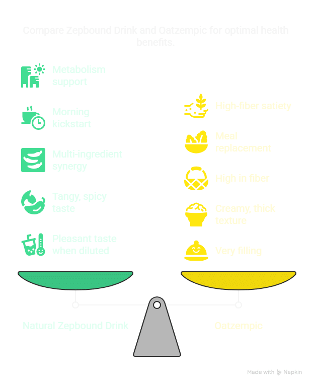 Zepbound Drink vs. Oatzempic vs. Plain ACV_ A Comparative Analysis - visual selection