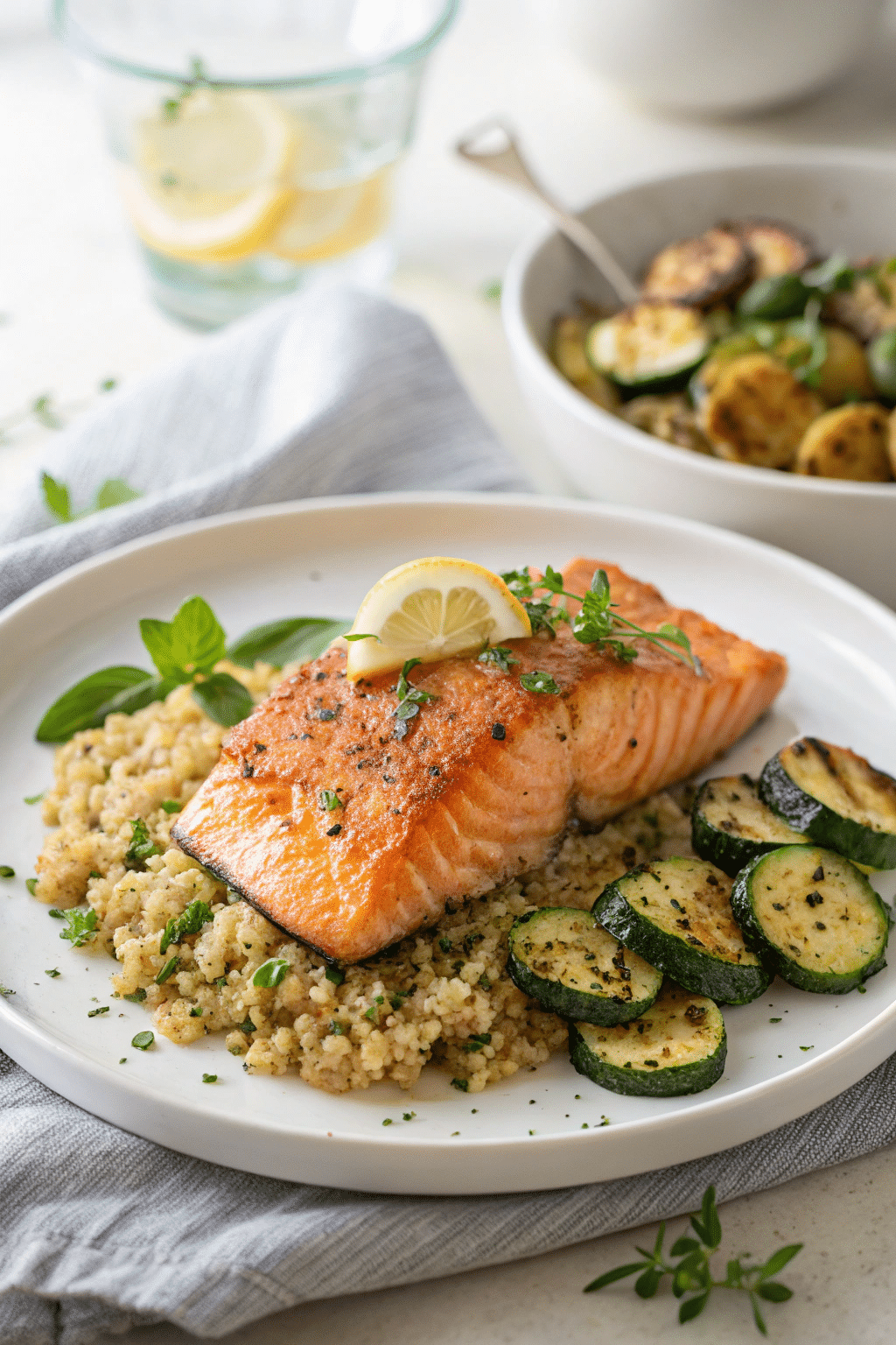 zepbound-dinner-salmon baked salmon Zepbound-friendly dinner