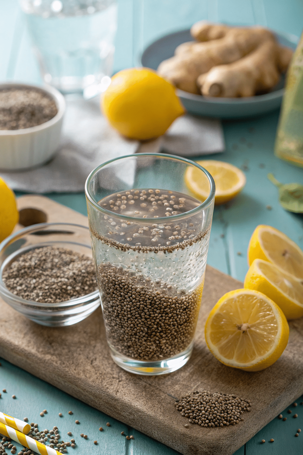 chia-seeds-soaking-in-clear-glass-of-water Zepbound drink recipe