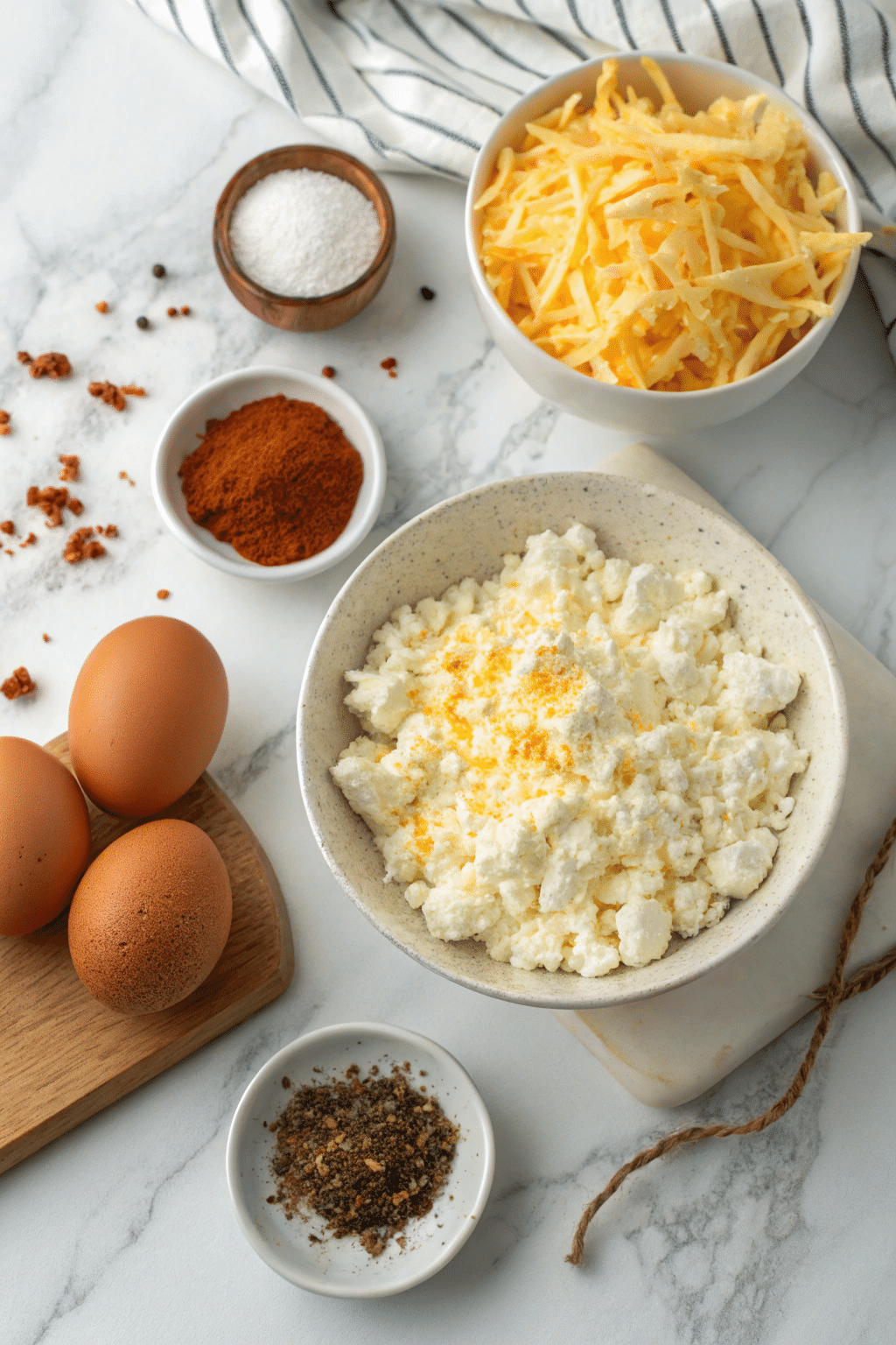 cottage-cheese-egg-chips-ingredients cottage cheese and egg chips recipe ingredients