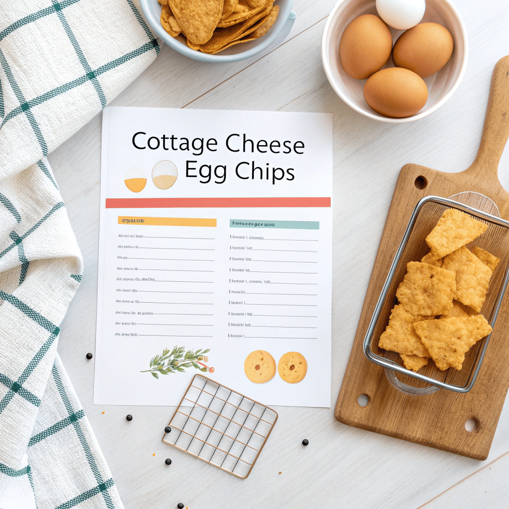 cottage cheese and egg chips recipe snack bowl