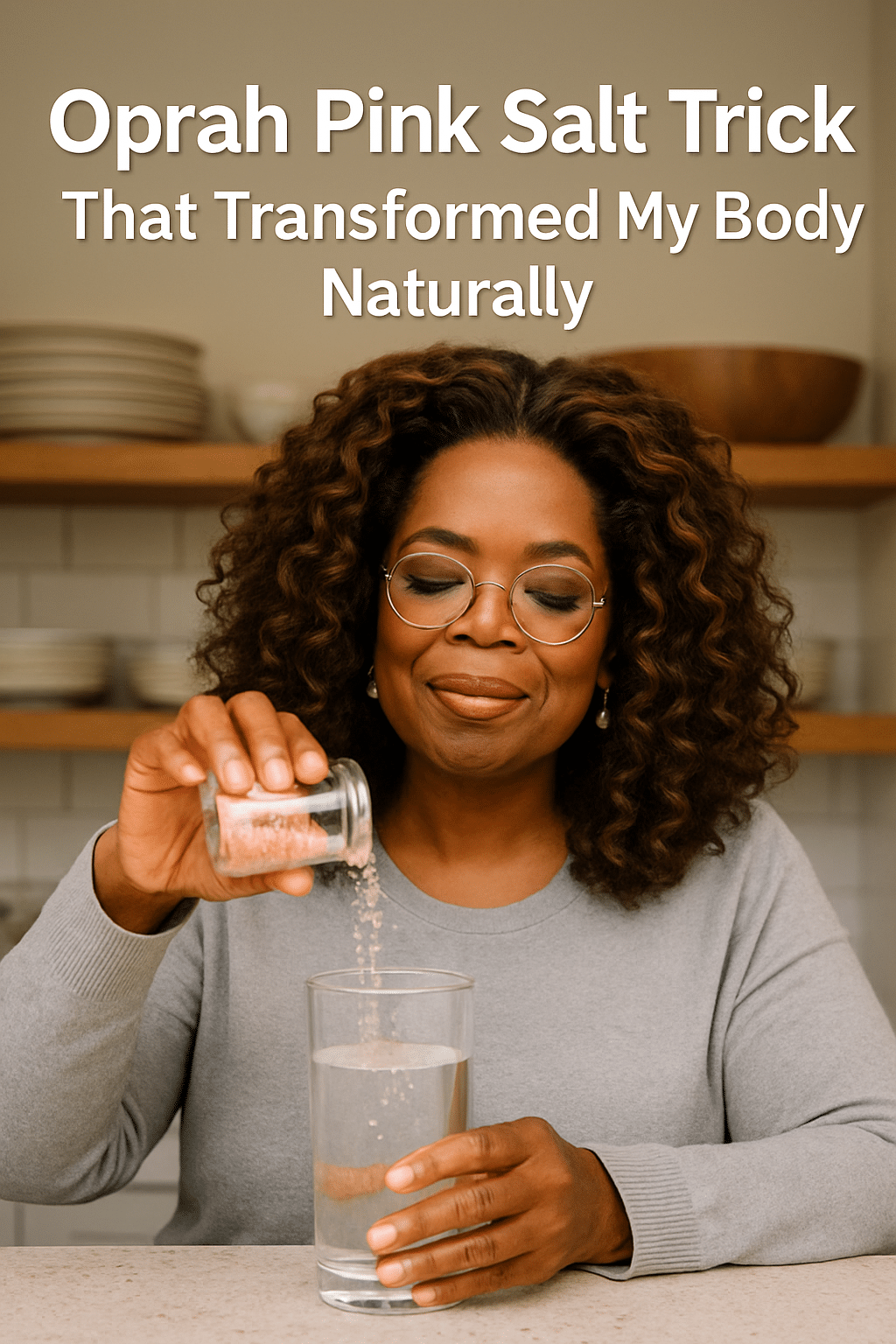 oprah-pink-salt-trick-drink-glass.jpg Oprah pink salt trick pouring pink salt into water