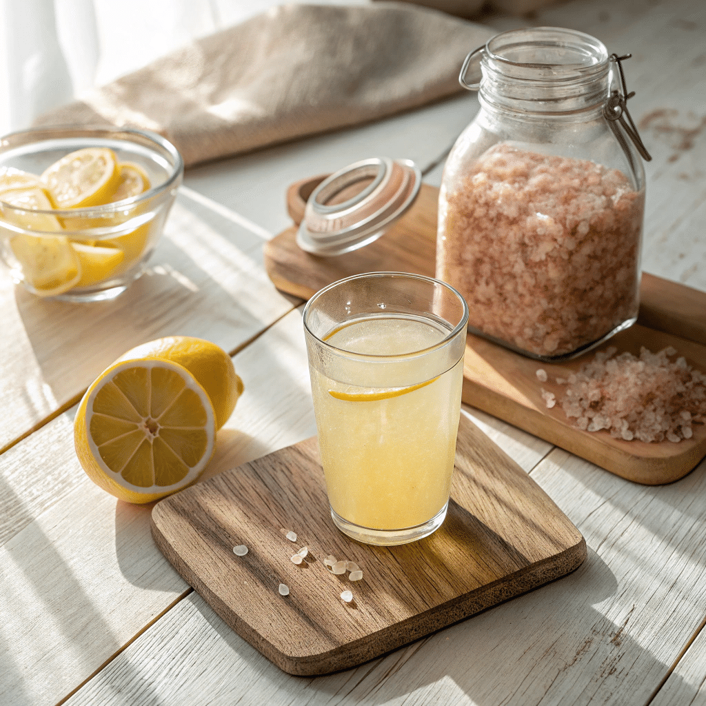 Pink salt recipe for weight loss morning drink