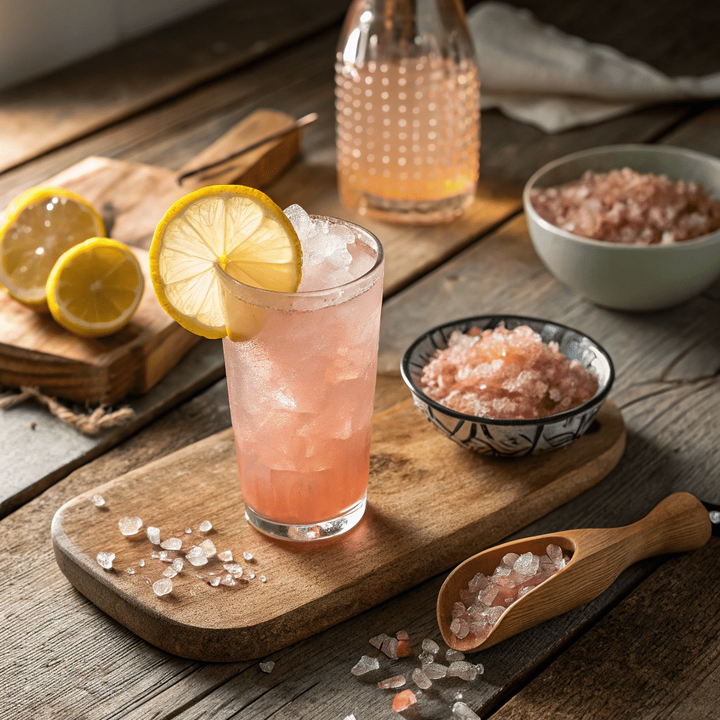Japanese Pink Salt Recipe Detox Drink