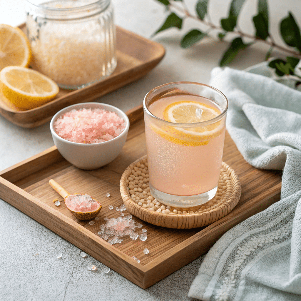 Pink Salt Weight Loss Trick morning drink