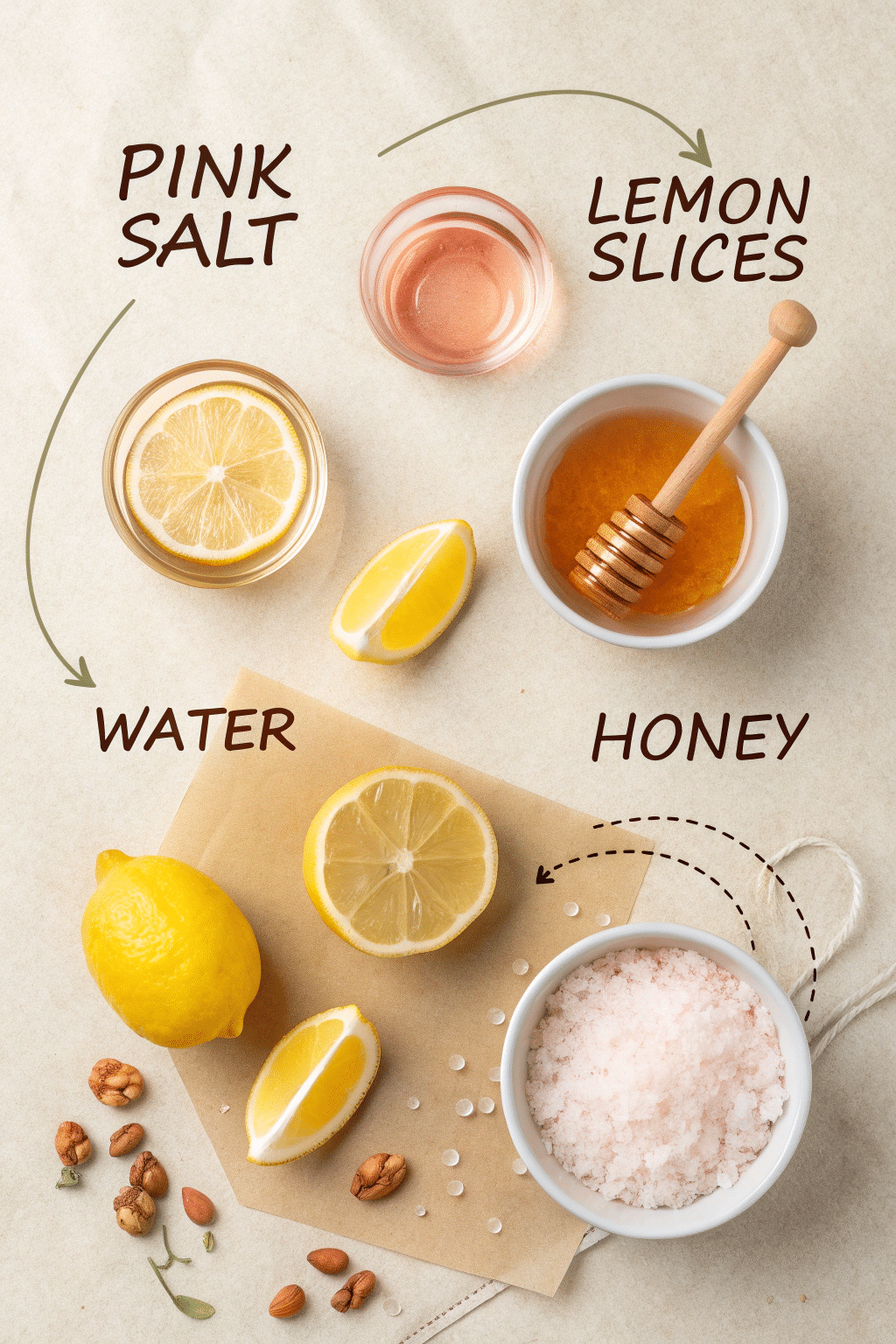Recipe Card for Japanese Pink Salt Drink