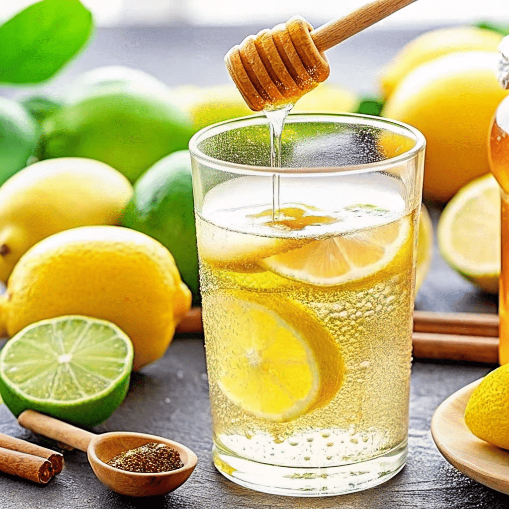 Natural Mounjaro Recipe wellness drink with lemon and ginger