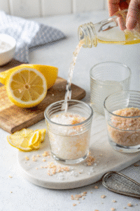 Making Japanese Pink Salt Detox Drink