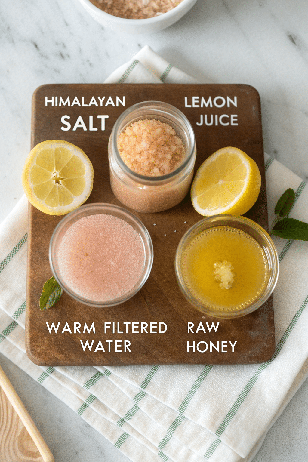 Ingredients for pink salt weight loss trick